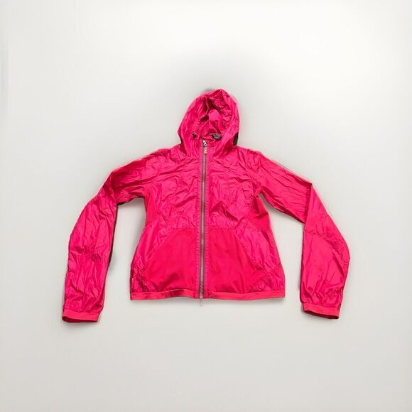 Lolë Jackets & Blazers - Lole Womens Pink Full Zip Hooded Water Repellent Raincoat Jacket Size XS 2-4
